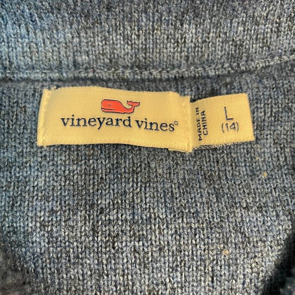 Girls Large 14 Vineyard Vines Shep Shirt Blue and Pink - Picture 2 of 4